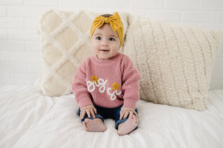 Big Sis Embroidered Toddler Sweater