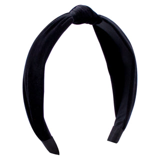 Velvet Wrapped Headband wKnot