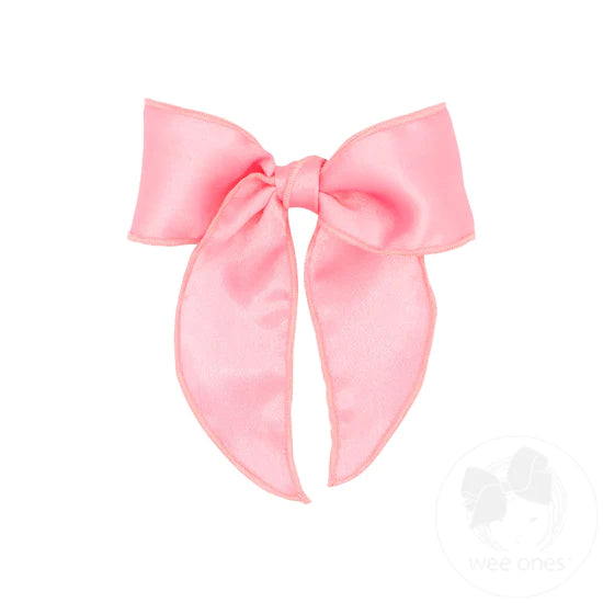 Satin Bow w/Twisted Wrap and Wimsy Tail
