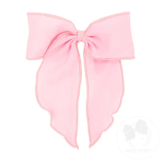 Cotton Gauze Bowtie with Twisted Wrap & Whimsy Tail