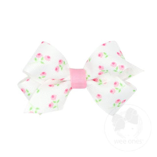 Mini Rosebud Print GG Bow