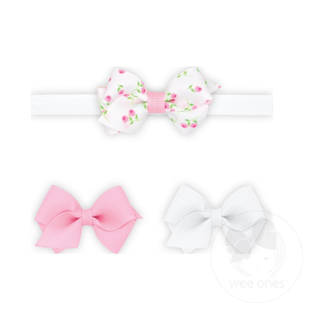 3 PK Tiny Bows w/Add a Band