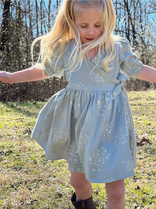 Jody Dress in Blue Dandelion