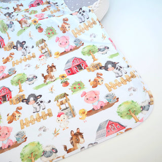 Swaddle Blanket - Farm Animals