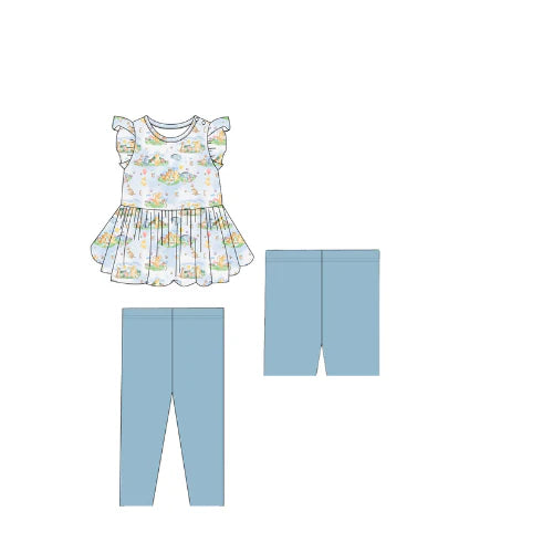 Pooh Pals 3PC Peplum Set