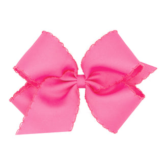 Monotone Moonstitch Grosgrain Bow