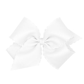 Monotone Moonstitch Grosgrain Bow