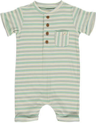 Camborne Ribbed Henley Romper