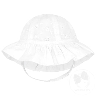 Reversible Ruffle Brim Sun Hat