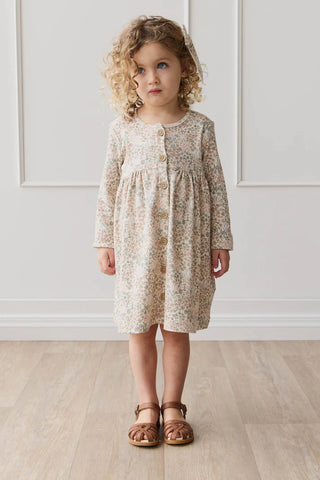 April Glacier Poppy Dress