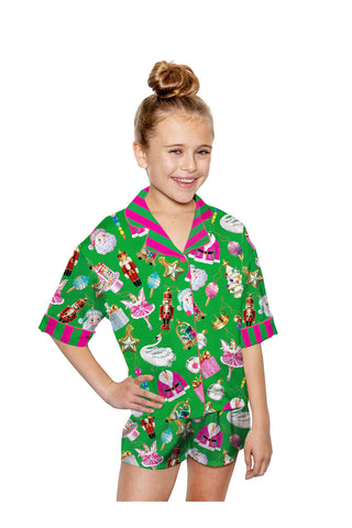 Silly Holiday Baubles Silky PJs