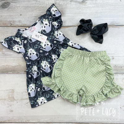 Garden Girl 2Pc Short Set