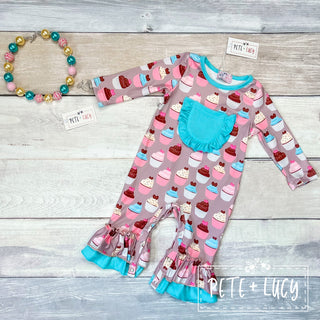 Sweet Cupcakes Romper