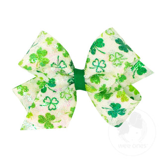 Sequin Shamrock Bow