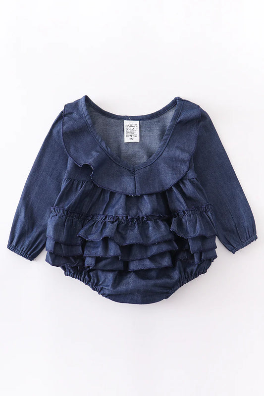 Denim Baby Romper