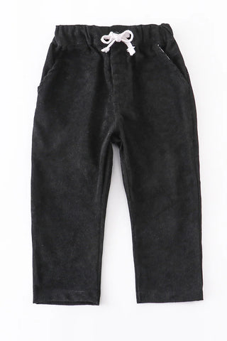 Black chino pants