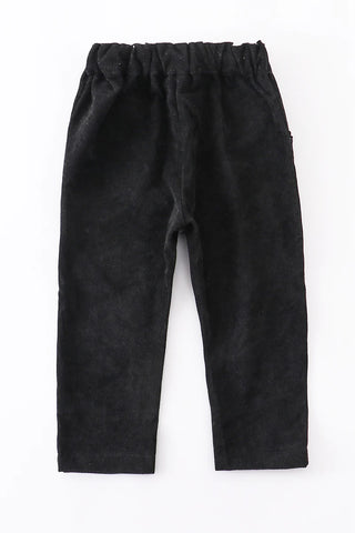 Black chino pants