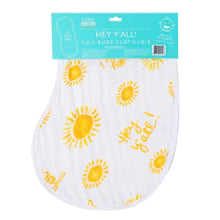 Hey Y'all Bib/Burp Cloth 2-in-1 Combo