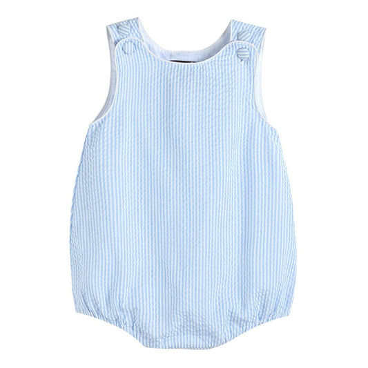 Classic Seersucker Bubble Romper