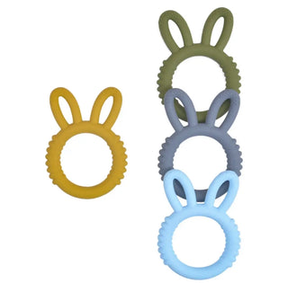 Bunny Teether. Silicone Easter Teether.