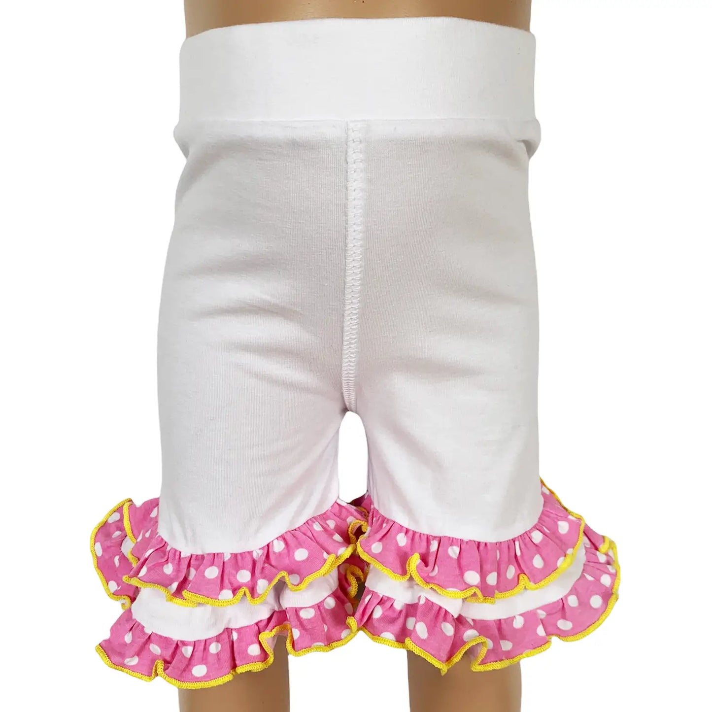 Mermaid Halter Dress & White Ruffle Shorts