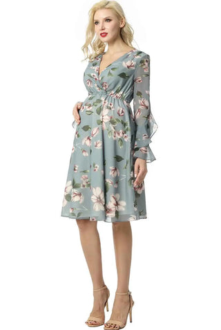 Salena Maternity Floral Print Dress