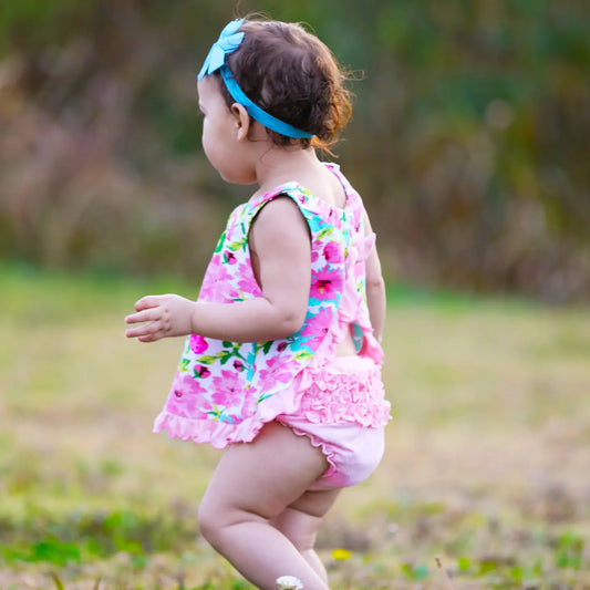 Spring Summer Floral Swing Tank