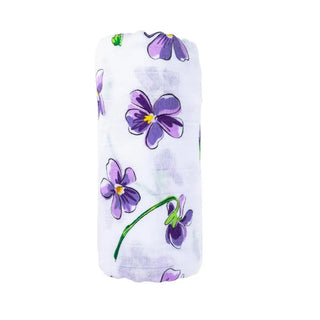 Violet Baby Muslin Swaddle Receiving Blanket