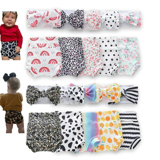 Baby Bummie and Headband Set