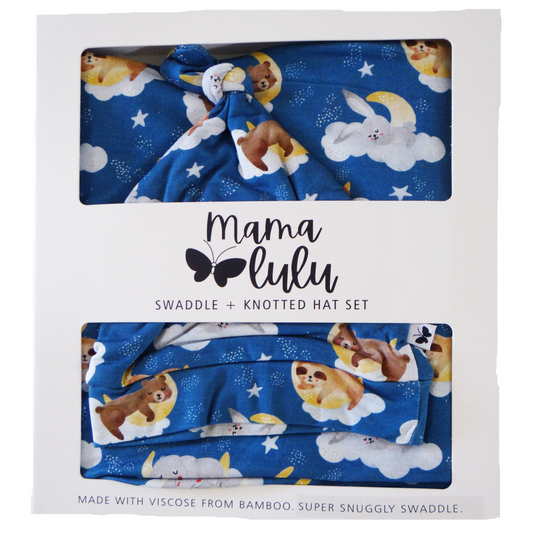 Bedtime Buddies Swaddle Set