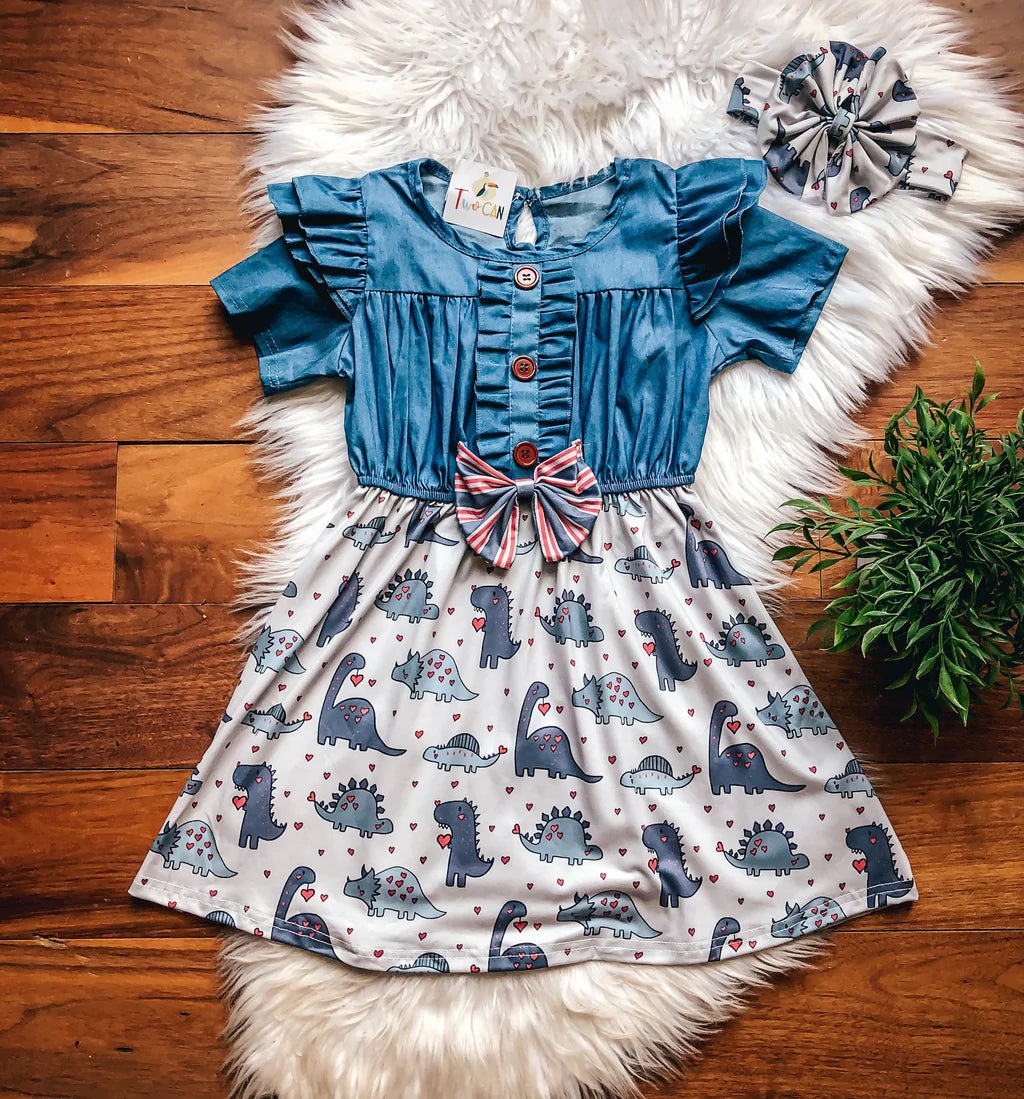 Denim Dino Dress