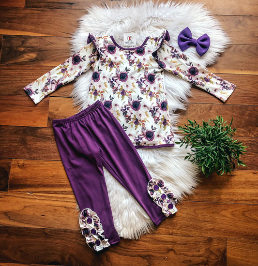 Perfectly Plum Capri Set