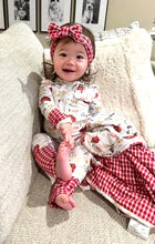 Friendly Farm Red Gingham Headband