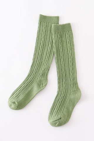 Knit Knee High Socks