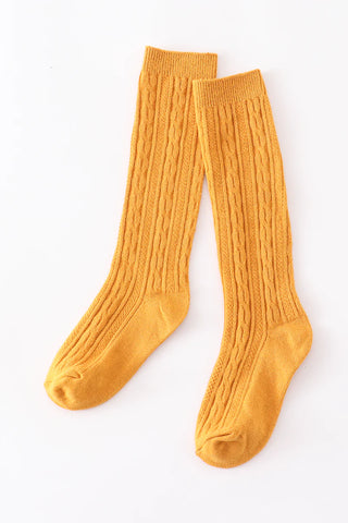 Knit Knee High Socks