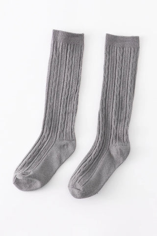 Knit Knee High Socks