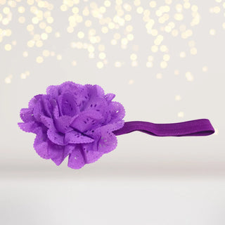 Islet Flower Baby Headband, Lace Flower Infant Headband