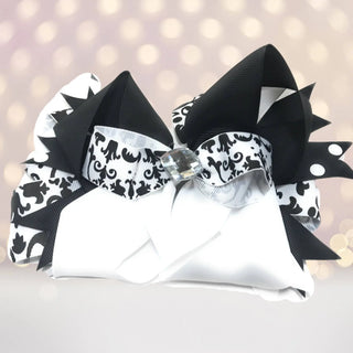 Jumbo Boutique Hair Bow with Bling Stone