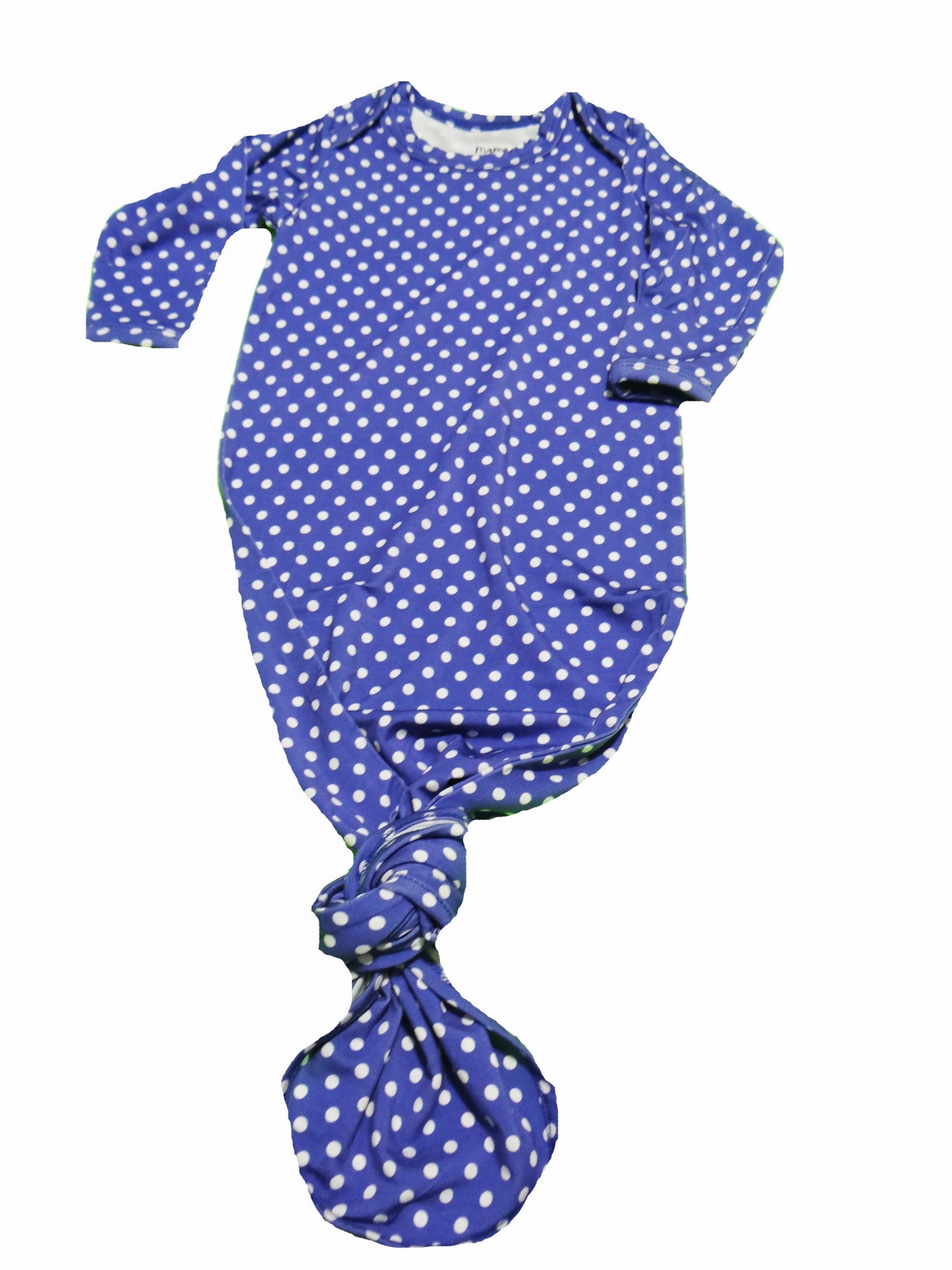 Nursery Rhymes Blue Polka Dots Gown