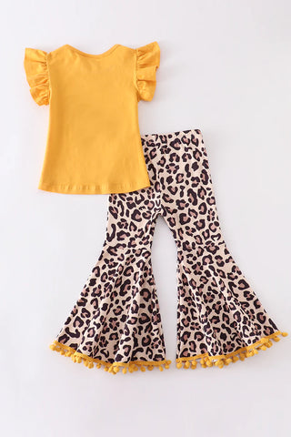 Testing Squad Leopard Bell Pant Set