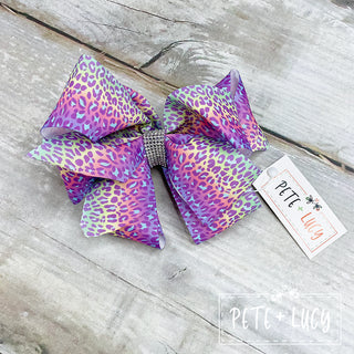 Pastel Jungle Hair Bow