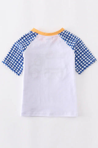 Plaid Truck Applique Shirt