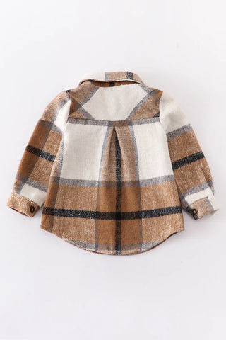 Mustard Plaid Mommy & Me Cardigan