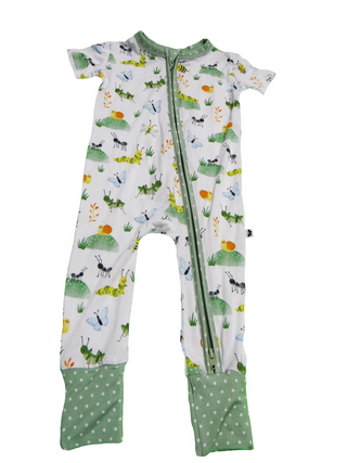 Busy Bugs Zip Romper