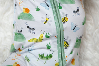 Busy Bugs Zip Romper