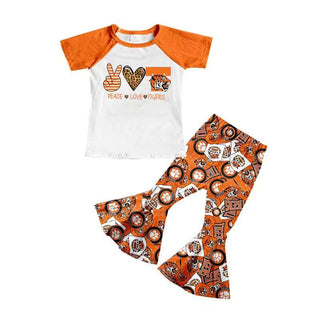 Girl's School Spirit Bell Pants Set