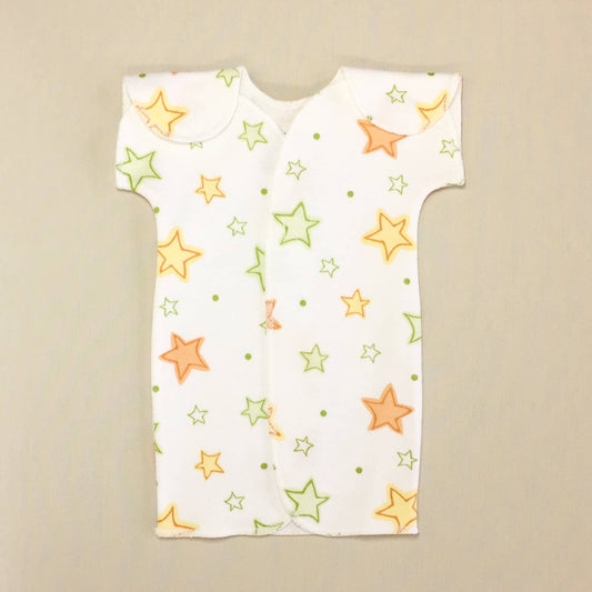 NICU Friendly Gown Neutral Prints