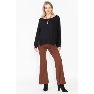 Maternity Flare Leg Comfort Waist Line Long Pants