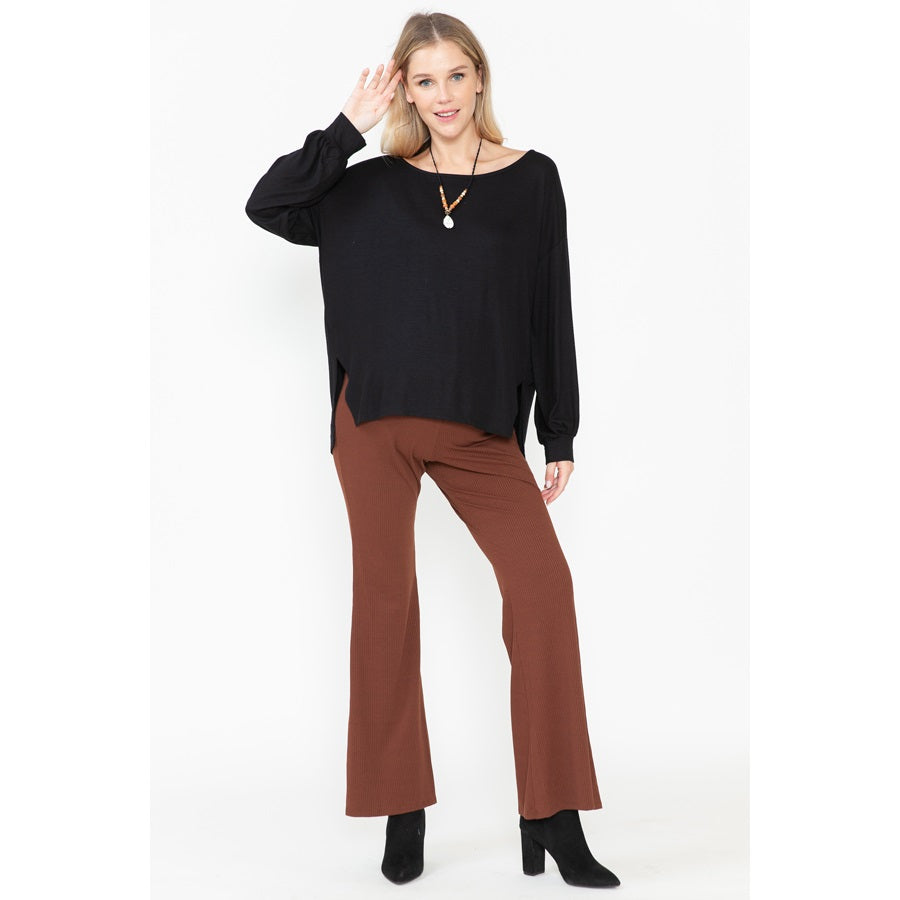 Maternity Flare Leg Comfort Waist Line Long Pants