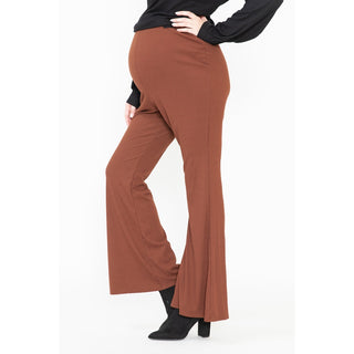 Maternity Flare Leg Comfort Waist Line Long Pants